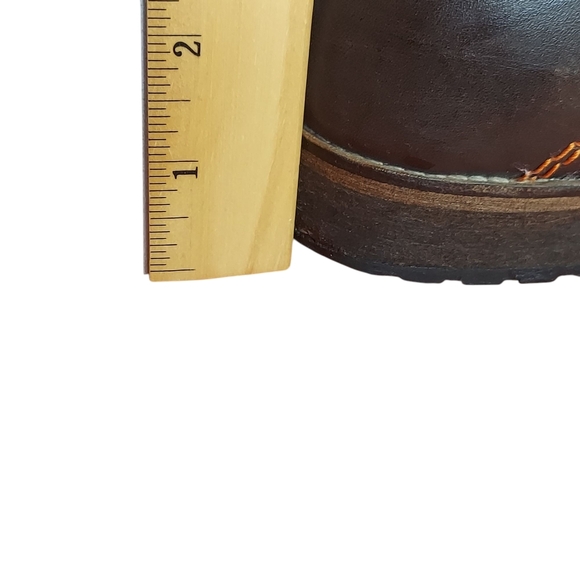 Travelin Brown Leather Chukka Boots with Contrast Stitching Lace Up - Picture 10 of 15